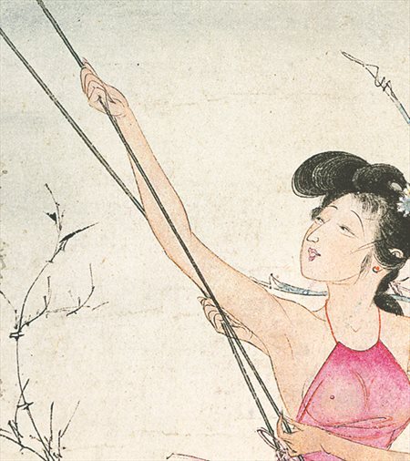滨城-胡也佛的仕女画和最知名的金瓶梅秘戏图